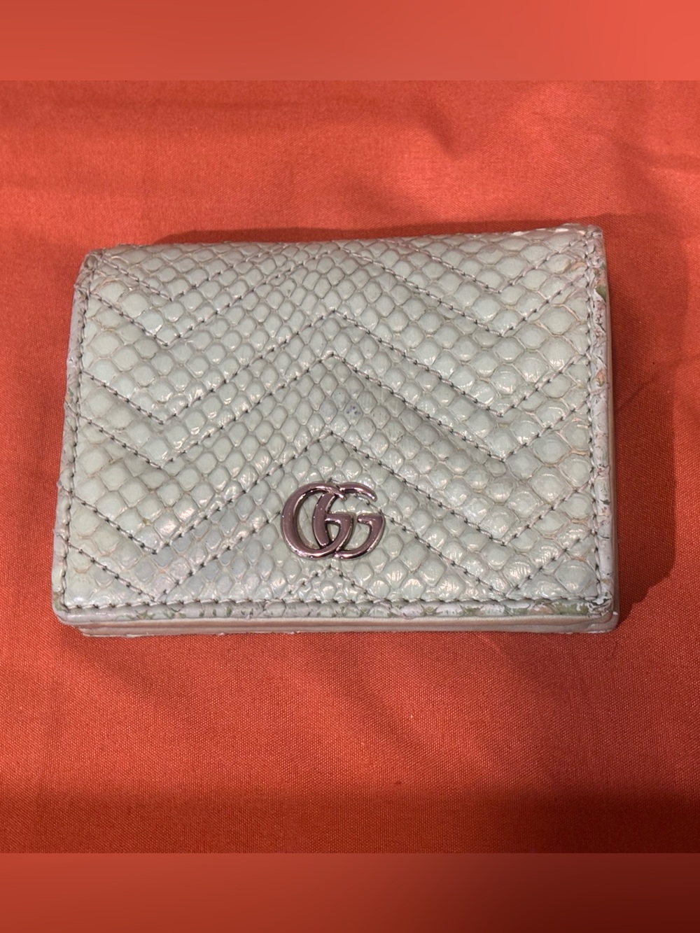 Gucci Mint Snake Wallet